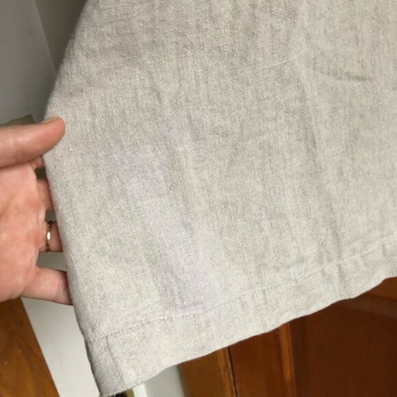 Not Perfect Linen dress in natural linen - Picture 2 of 8